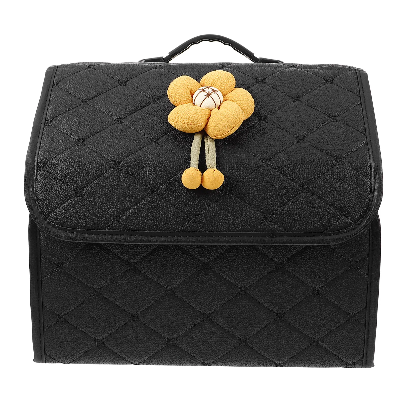 

Car Storage Box Large Capacity Trunk Organizer Multi-functional Durable Waterproof Artificial Car Trunk for Vehicle