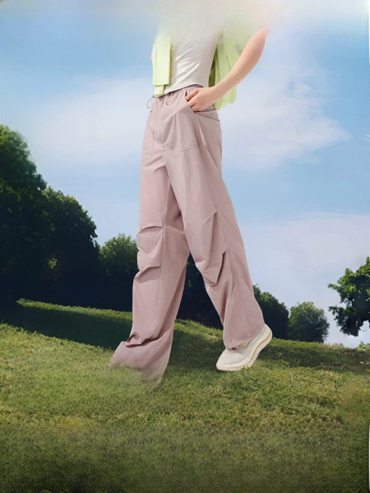 

Qui Dry Outdoor Casual Women's Workwear Trousers Cooling Sun Protection Hiking And Travel High Elastici Breathable Nylon