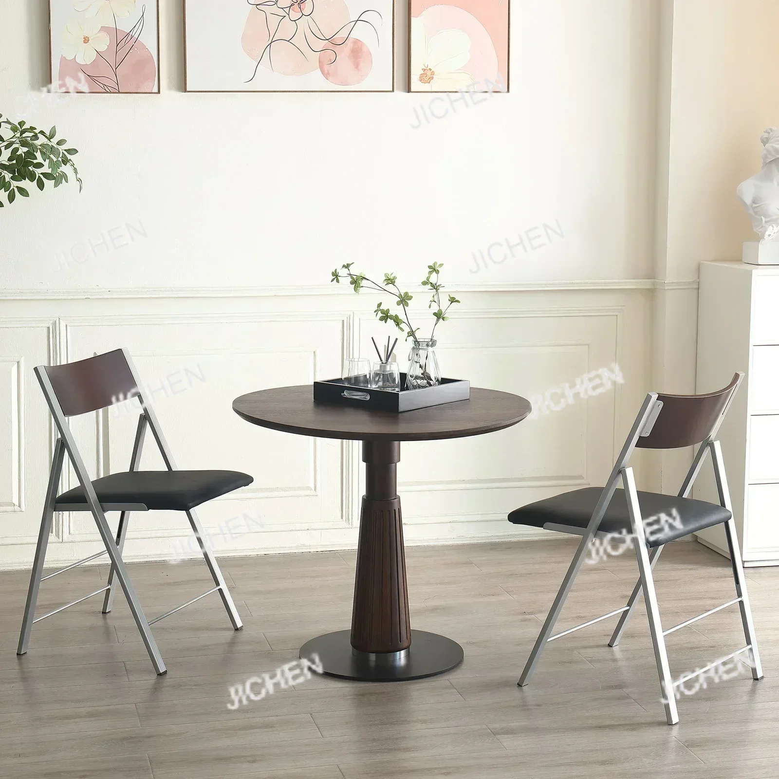 

HSRound Современный обеденный стол середины века Обеденный стол для отдыха