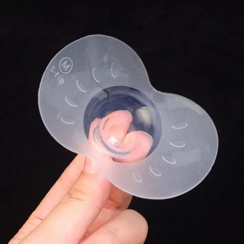 2Pcs/Box Silicone Nipple Protector Ultra-thin Butterfly Shape Nursing Supplies Breastfeeding Device Anti-bite Nipple Stickers view 2