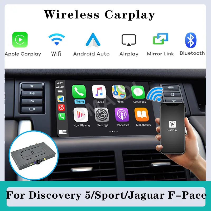 

Wireless Apple Carplay Android Auto Module for Land Rover Jaguar F-Pace/Discovery Sport 5