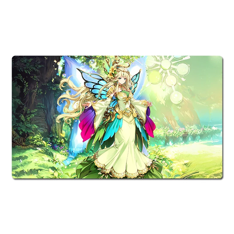 

YuGiOh Playmat Mardel, Generaider Boss of Light Коллекционный коврик для карточных игр TCG CCG Коврик для мыши Настольный коврик Бесплатная сумка 60x35 см