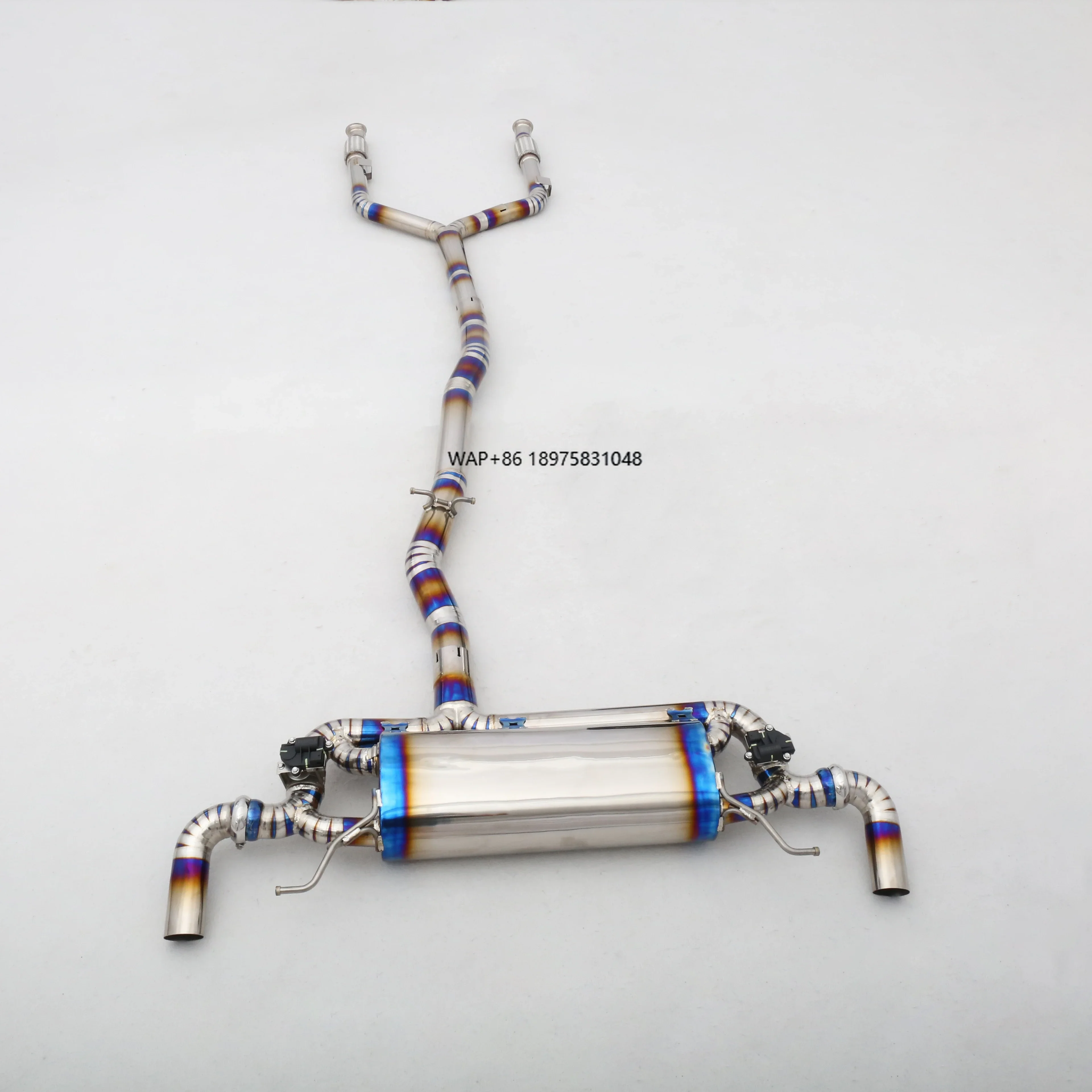 OEM Custom 304 Stainless Steel/Titanium Valved Exhaust System for GLC43 AMG X253/C253 3.0T M276 Exhaust Pipes