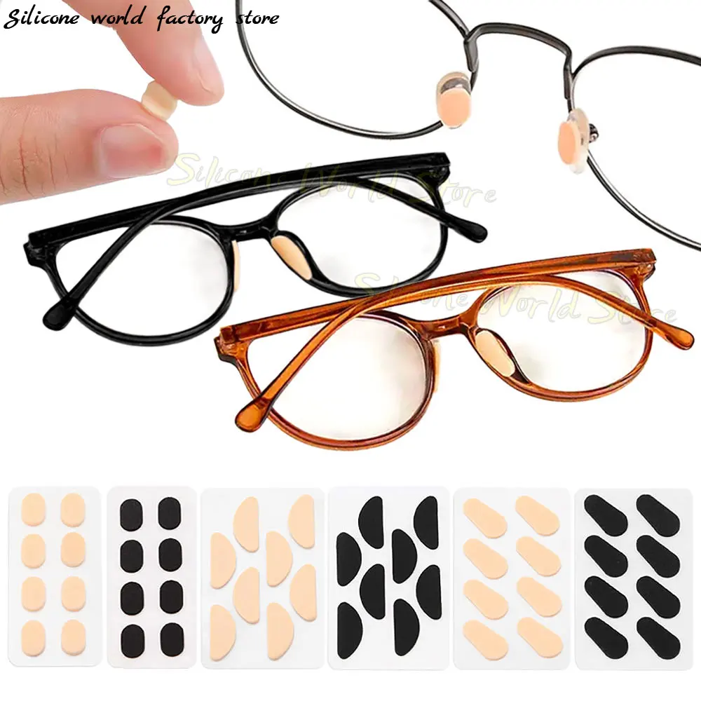 SW Soft Foam Anti-slip Anti Pressure Glasses Sponge Nose Pads Self-adhesive EVA Nose Pad  Comfortable Eyeglasses Nose Support