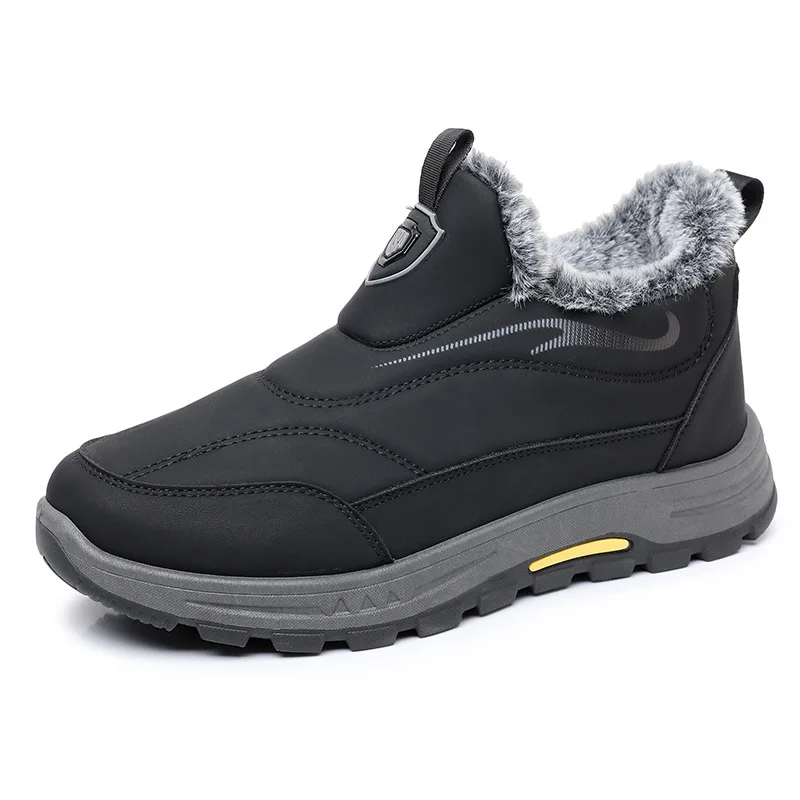 

Men's Winter Casual Cotton Shoes 2025 Lining Warm Outdoor Casual Comfortable Non-slip Wear-resistant High-top Snow Boots
