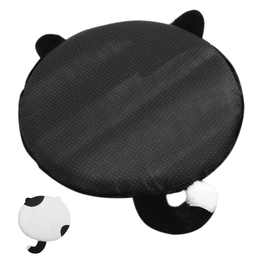 

Memory Foam Cushion Cute Office Chair Gaming Pads Dining Chairs Cartoon Seat Cat Slow Rebound Round Shape Comfortable Use