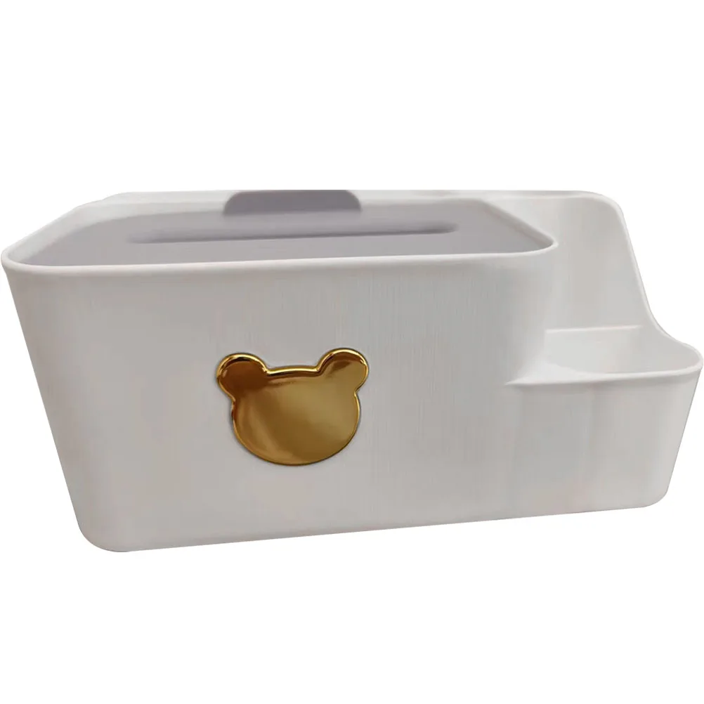 

1pcs Tissue Box Desktop Holder Smooth Lightweight Storage Container Paper Towels Tissue Paper Box Napkin Dispenser Home