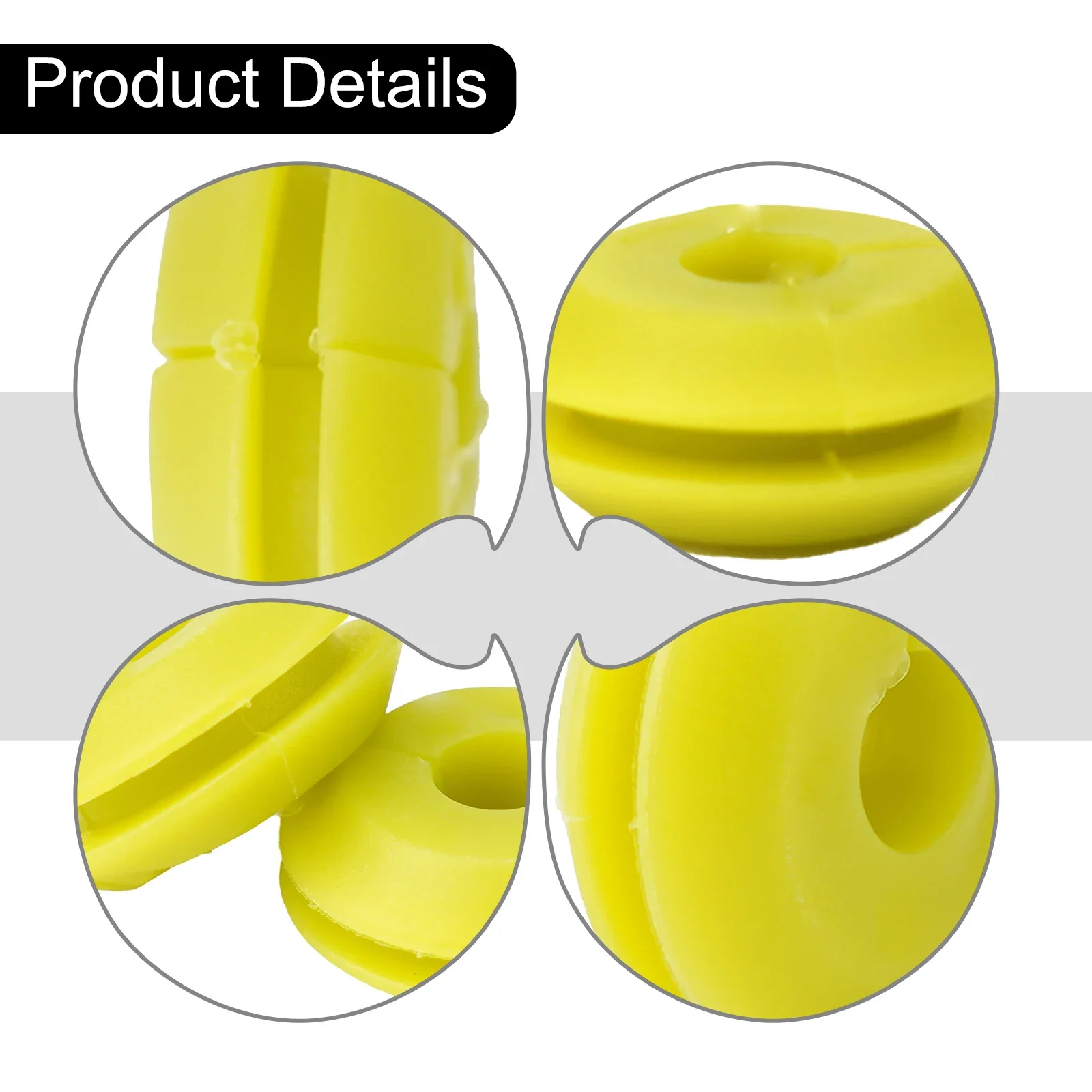 High Performance 2Pcs Rubber Hood Latch Prop Rod Hinge Nut Grommet for Ford For Focus Enhanced Durability W700510S300