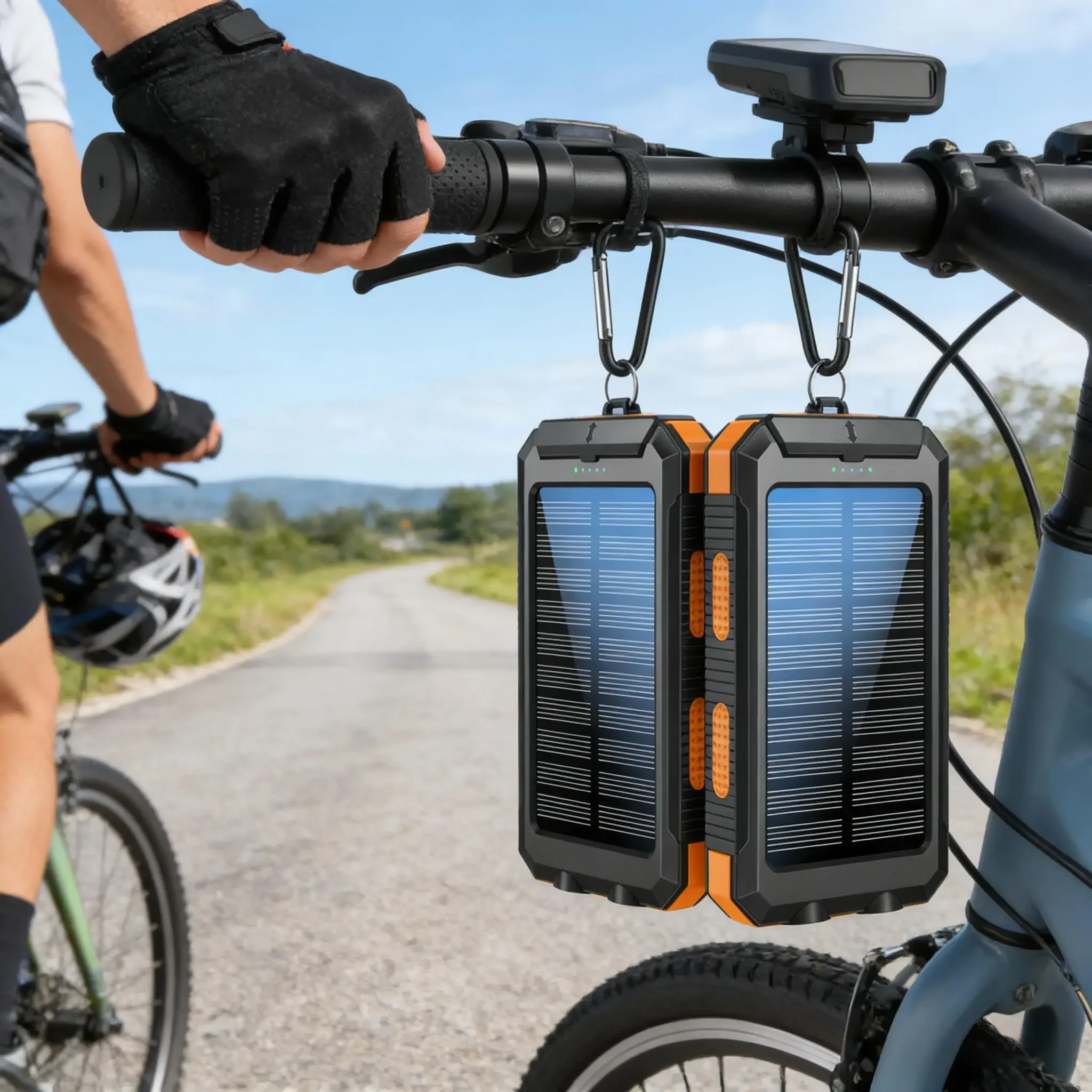 

Portable 10000mAh Solar Power Bank Waterproof Fast Charging Outdoor Power Source