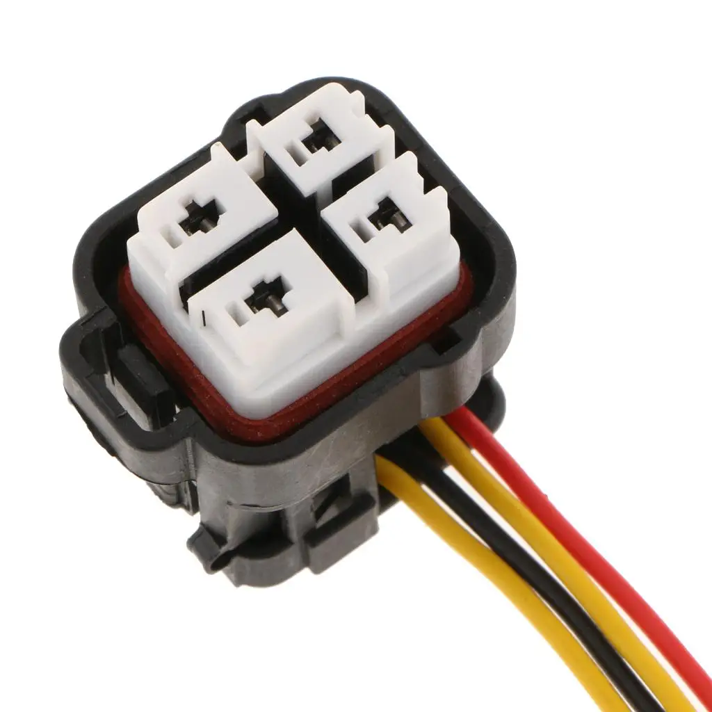 High Quality Plastic Fuel Pump Plug 4 Pin Wire Harness Connector for Vehicle Fuel System Service