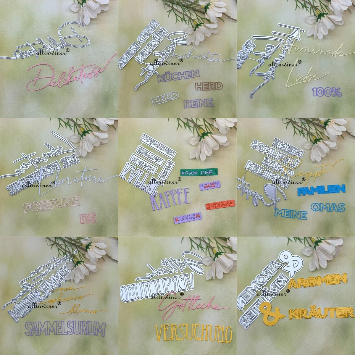 New alphabet series Metal Cutting Dies Stencils For DIY Scrapbooking Decorative Embossing Handcraft Die Cutting Template image 3