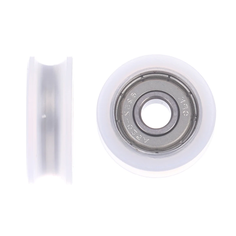 625ZZ 5*20*7mm Flat Wheel Roller Furniture Door Window Display Cabinet Track Accessories U-shaped Groove Of Bearing Pulley