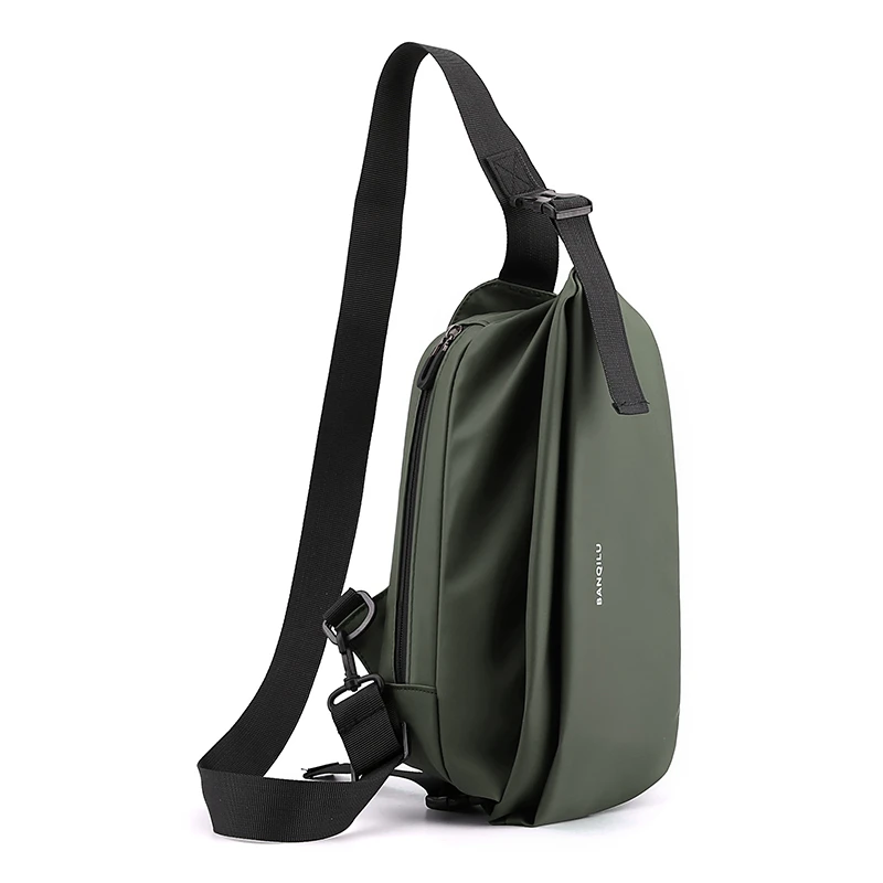 Luxe Heren Designer Borstpakket Waterdichte Sport Fietsen Heuptas Voor Heren Schoudertas Kwaliteit Heren Sling Messenger Bag