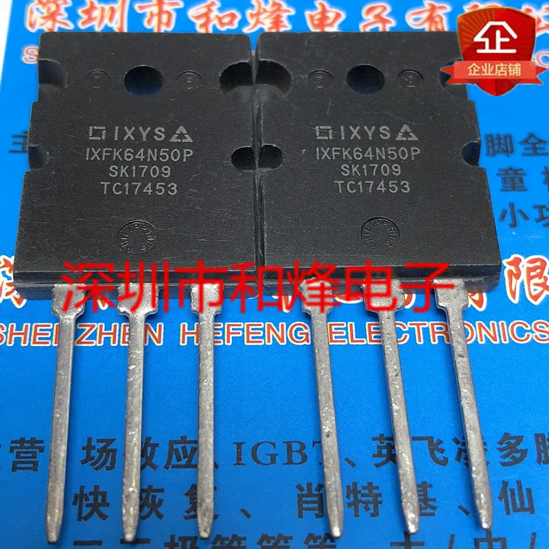 

5PCS-10PCS IXFK64N50P TO-264 500V 64A NEW AND ORIGINAL ON STOCK