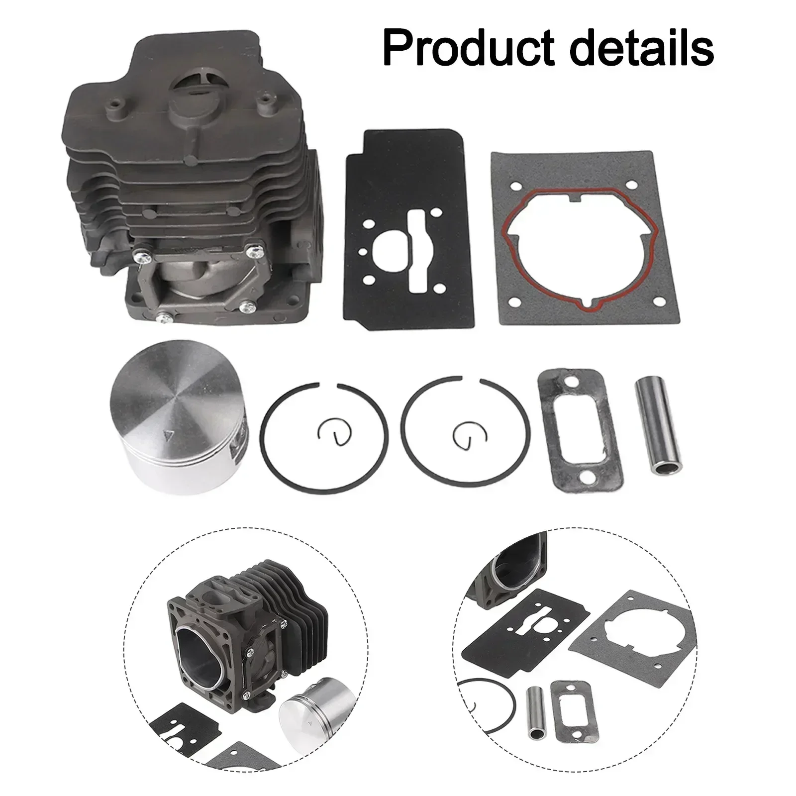 

Cylinder Piston Kit Replacement Compressor Power Restoration Piston Kit Easy Installation Process Restores Engine Power