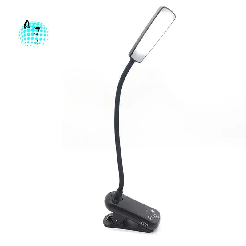 

Portable Reading Light Book Lamp 3 Colors 8 Brightness USB Rechargeable Light Mini Desk Lamp
