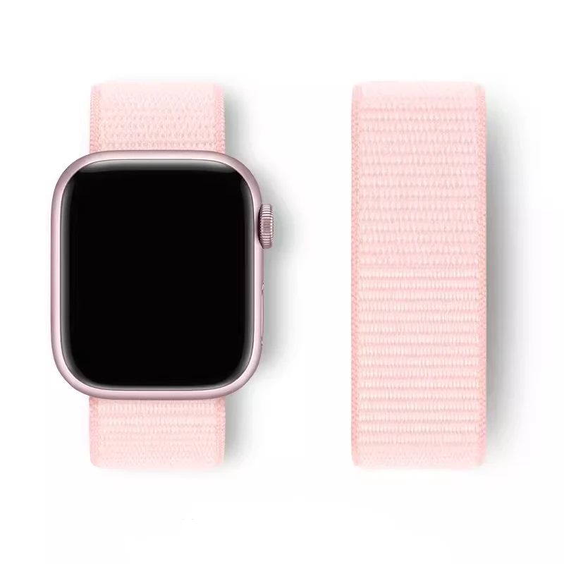 Нейлоновый ремешок для Apple Watch Band 45 мм 44 мм 42 мм 41 мм 49 мм 40 мм 44 мм Браслет Correa iwatch Series 8 9 7 6 5 4 3 SE Ultra