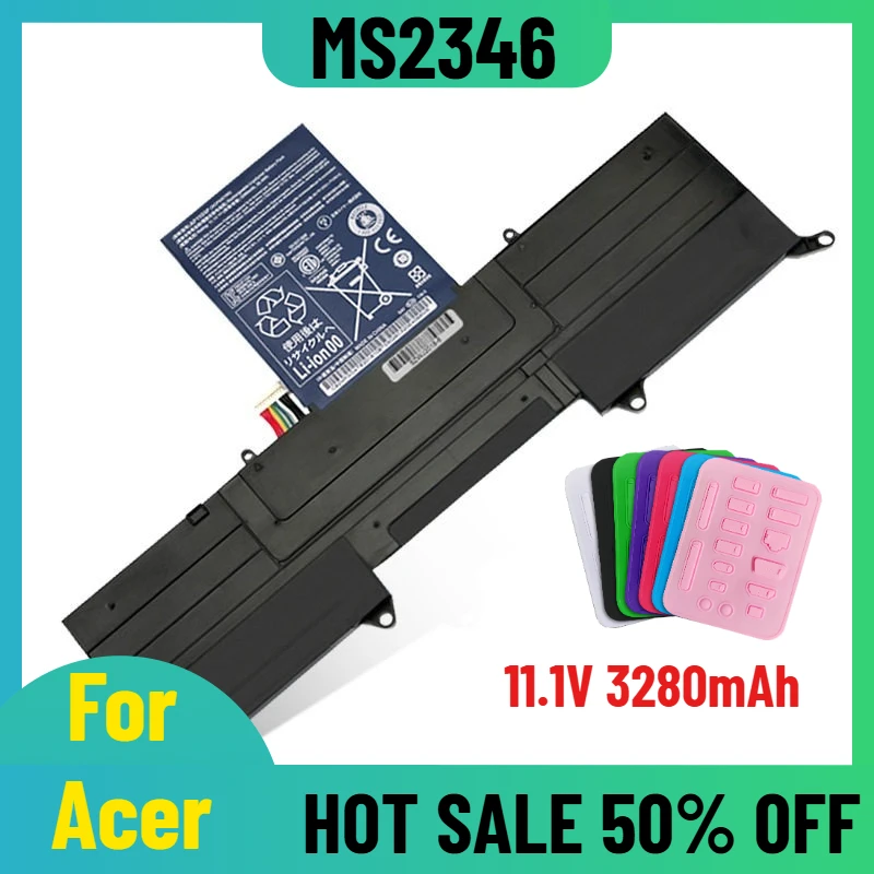

11.1V 3280mAh for Acer S3 S3-391 AP11D3F MS2346 Laptop Battery