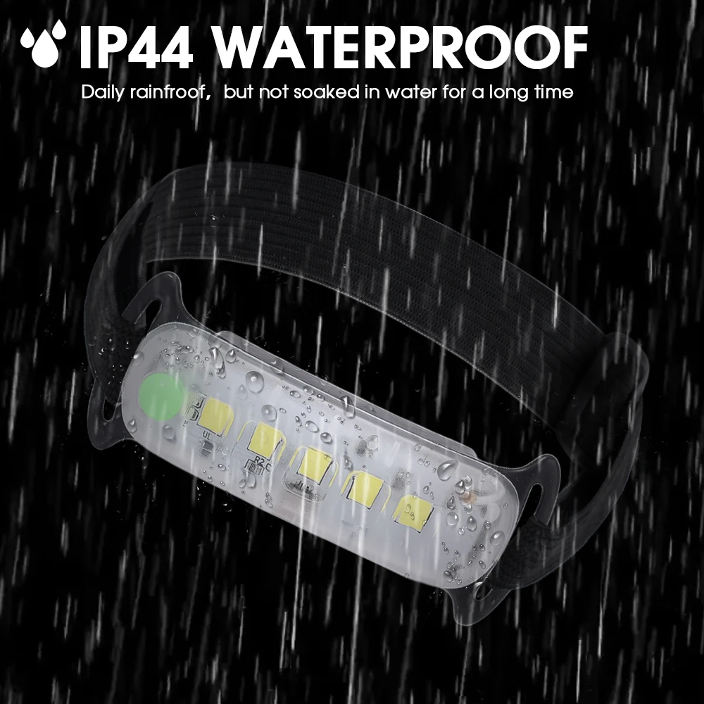 Ultra Bright COB LED Headlamp Outdoor Waterproof Headlight High Lumen Camping Head Lamp Head Flashlight for Emergency Hiking