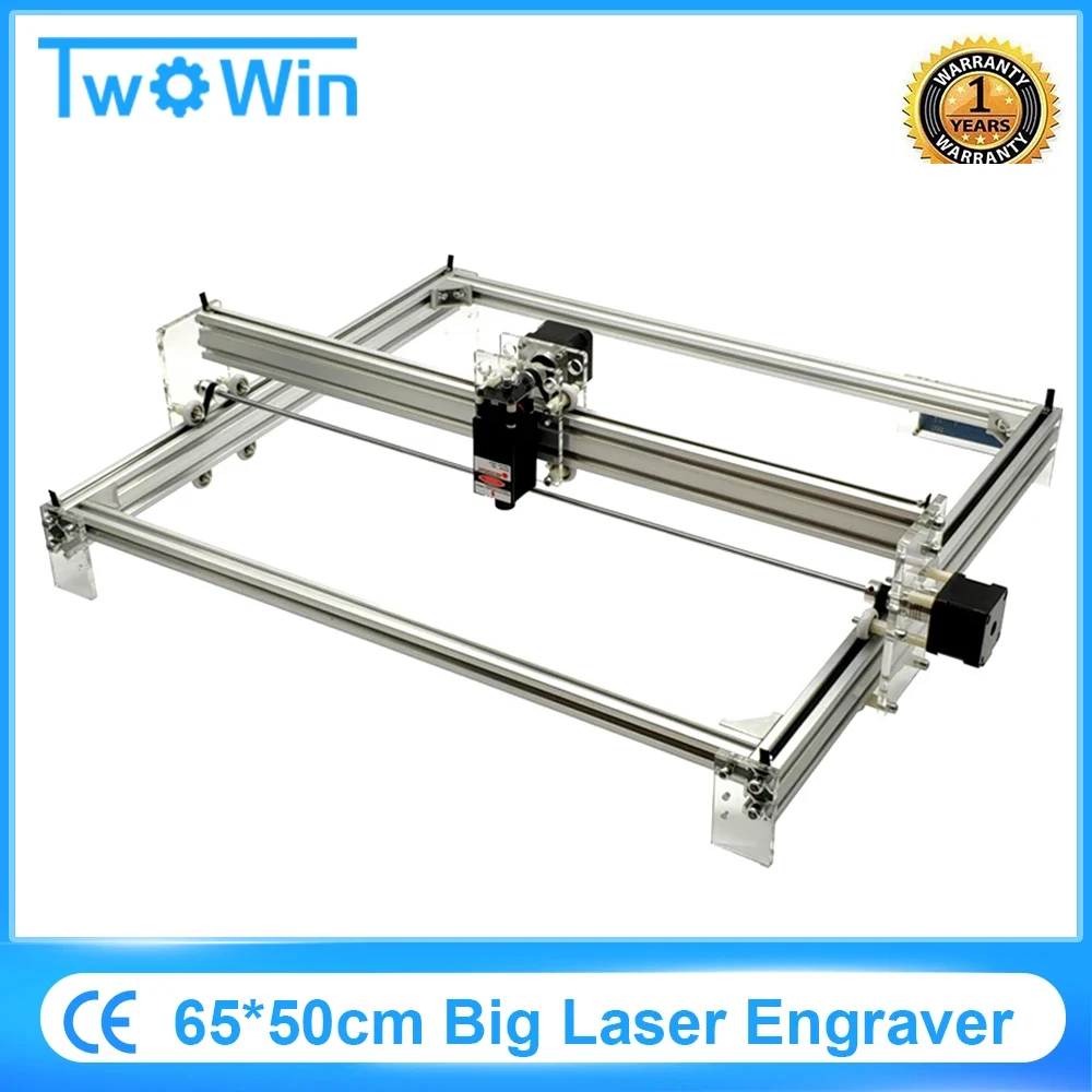 6550 40W Laser Engraving Machine,Powerful Laser Machine,PMW Control TTL CNC Laser Carving Machine 20W Laser,Work Area:65*50