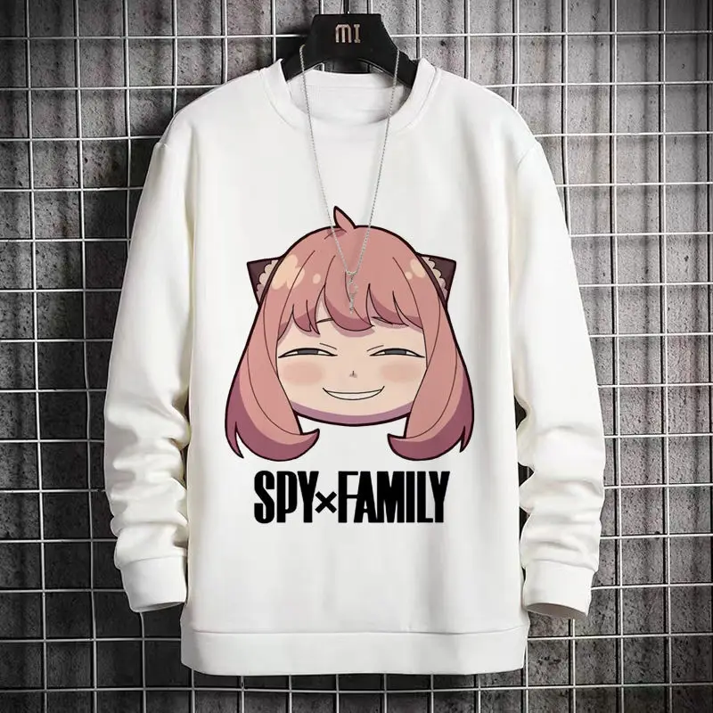 

Anime Game Spy X Family Anya Print Crewneck Fleece Sweatshirt 2D Unisex Joel Foggie Autumn Winter Trend