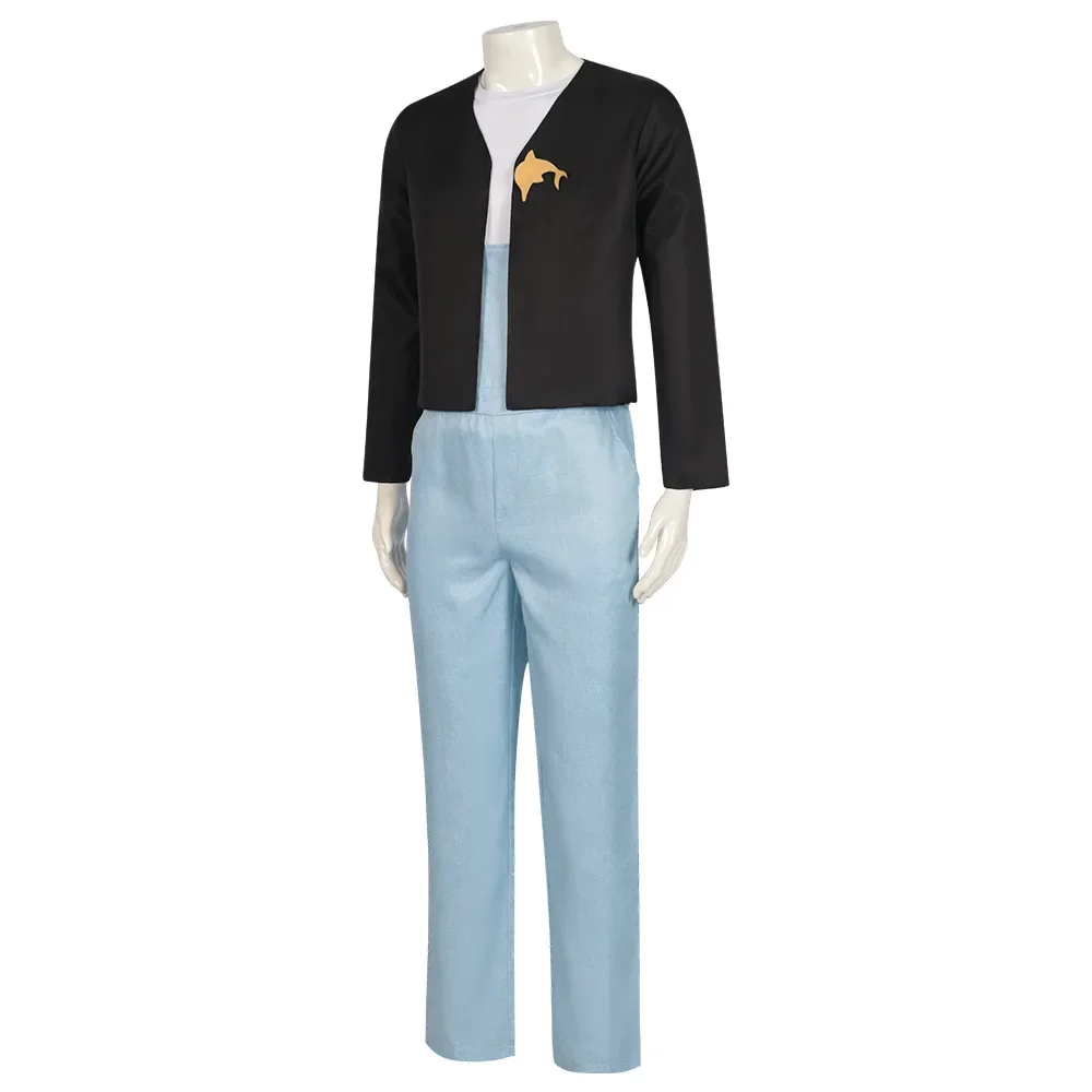 زي تأثيري أنيمي بقفل أزرق للرجال ، Bachira Meguru ، زي لعب الأدوار لعيد هالوين ، معطف ، بنطلون ، قميص ، Civy ، شعر مستعار ، بدلة كاملة