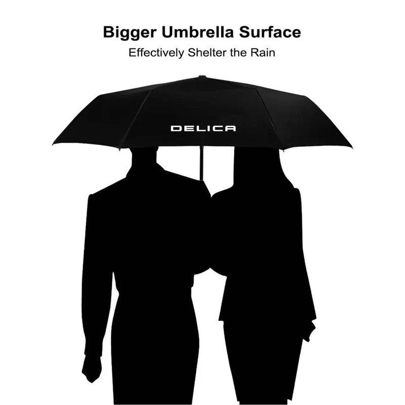 Automatic Umbrella Rain Wind Resistant Umbrella Portable Anti-UV Sun Umbrella For Mitsubishi Delica D5 L400 Accessories