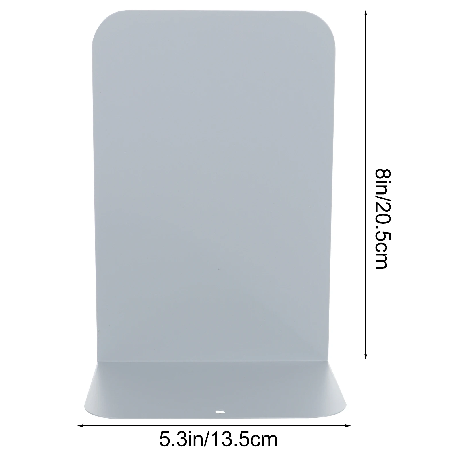 2pcs Metal Bookend Simple Style Desktop Organizer For Home Office Classroom Book Supports Iron Bookends Files Cds Storage Decor