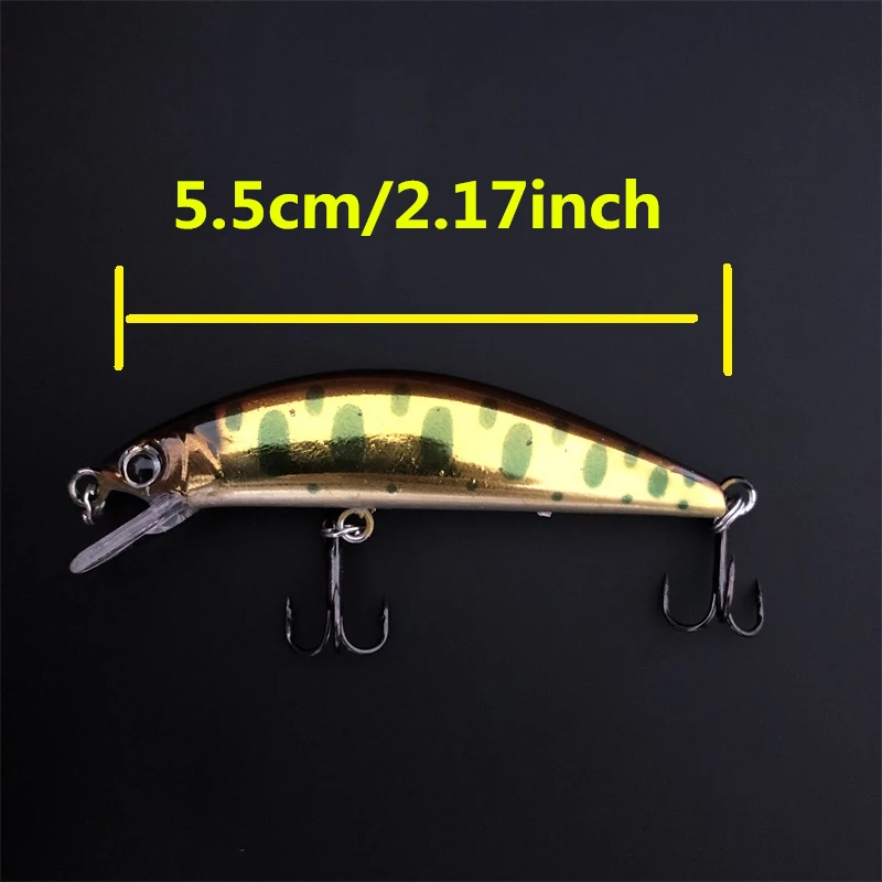 LURETV اليابان جاكال نفس النمط تيمون تريكورول تدفق الأساسية 55HW قوس قزح سمك السلمون المرقط أعلى الفم إغراء #4