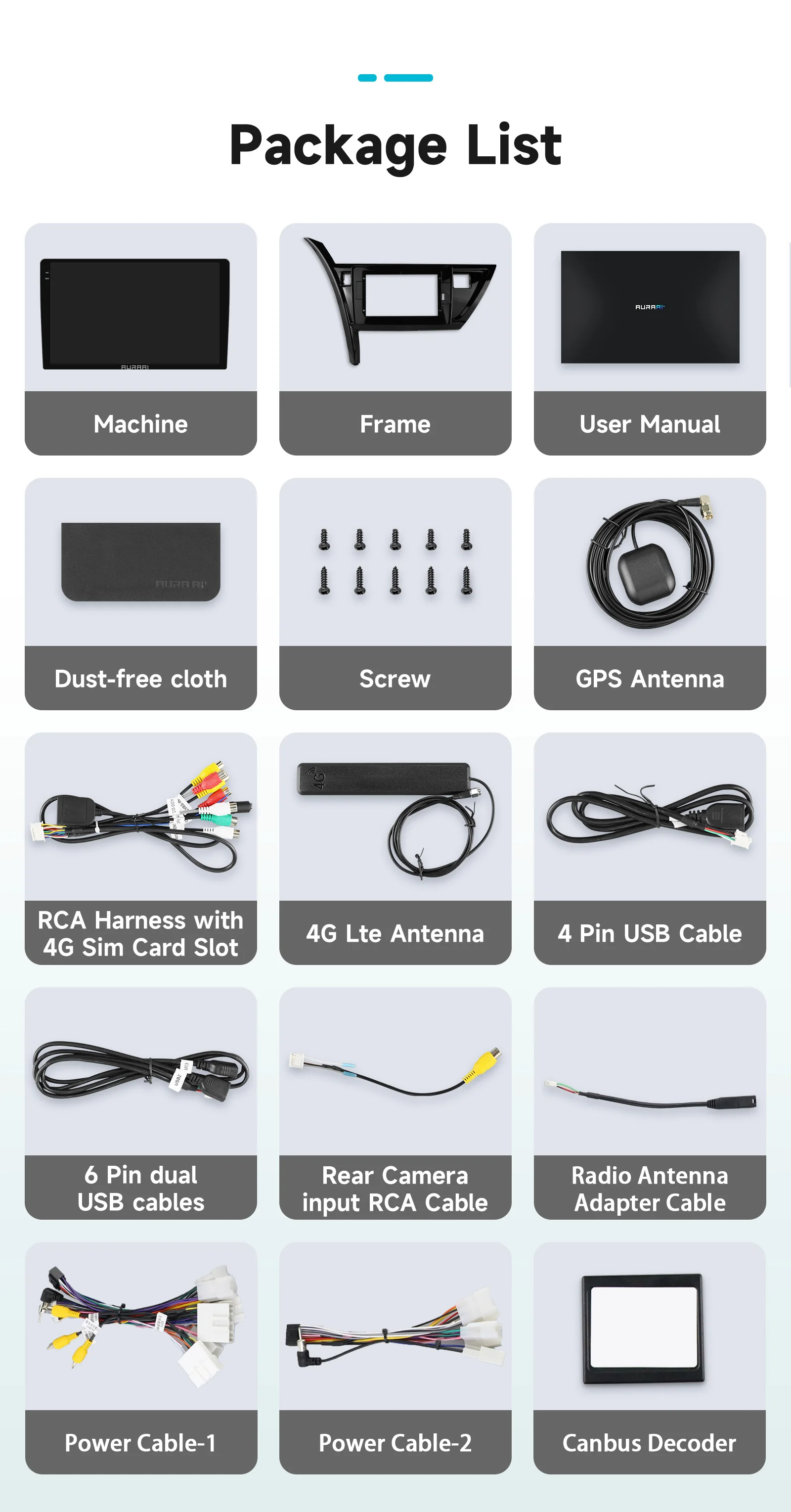 AURAAI 8 Core Android Auto radio Für Toyota Corolla Auris 2013 - 2016 Autoradio 2K Intelligente Bildschirm GPS 360 Kamera AI Carplay – Detail 35