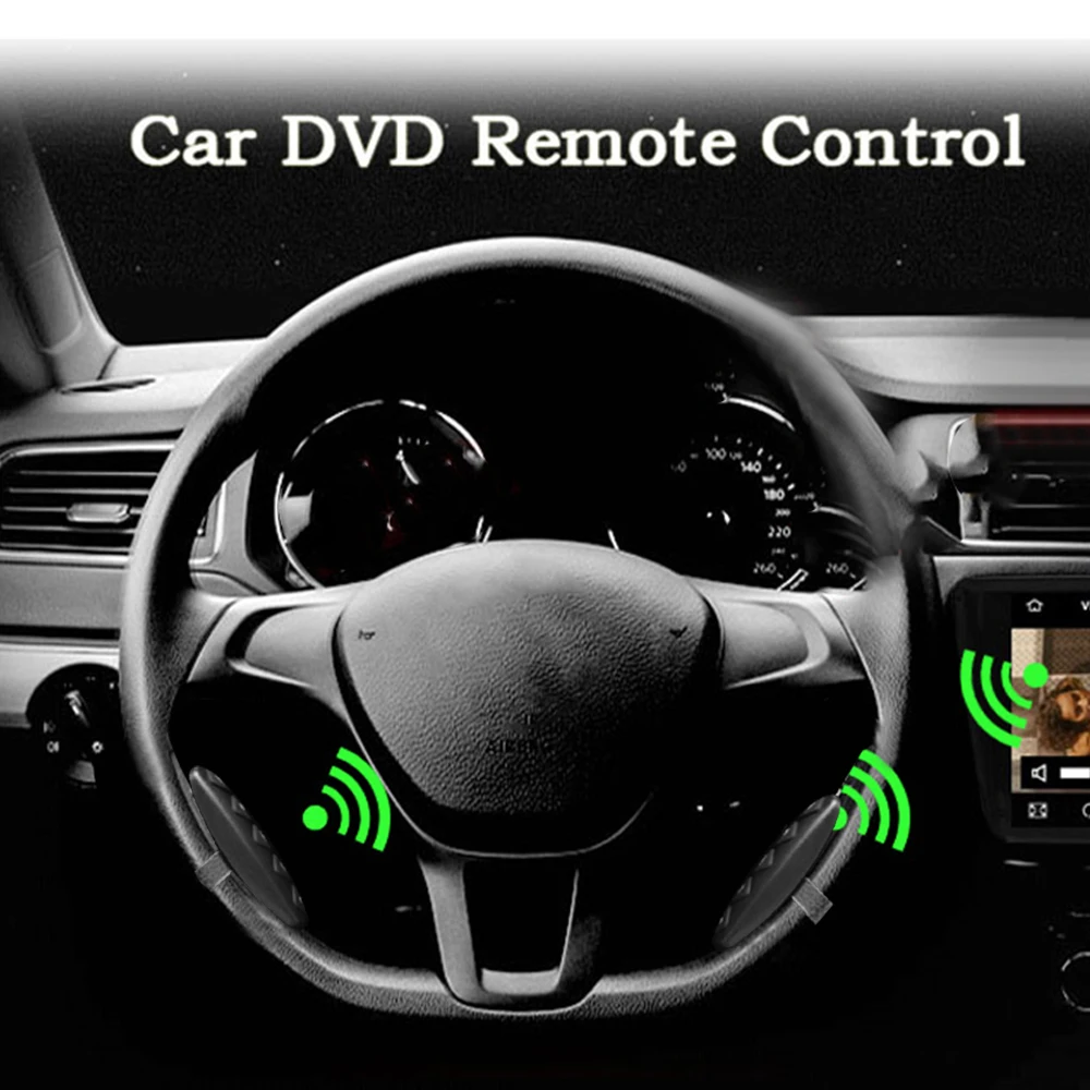 Universal Wireless Car Steering Wheel Control Button 10 keys For Radio DVD GPS Multimedia Navigation Head Unit Remote Control