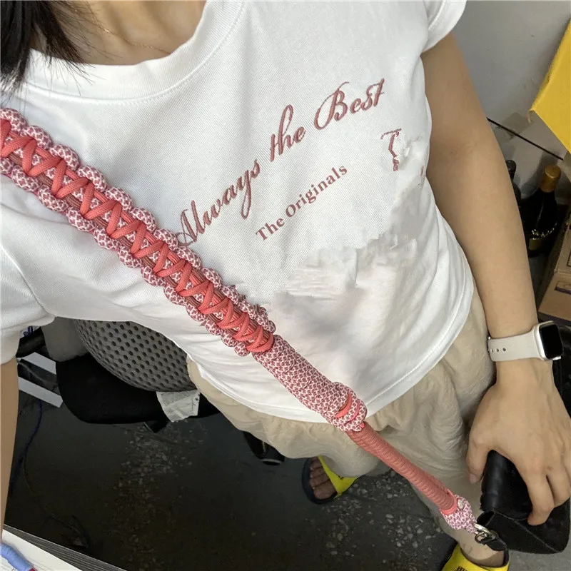 Smartphone Shoulder Strap Cord for Mobile Phone Pouch Custom Keychain Crossbody Phone Strap Women Bag Woven Strap