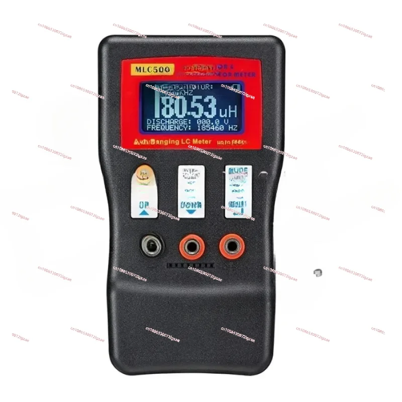 LCD Oscillation Multimeter 0.01pF 100mF SMD Clip Option MLC500 Digital LC RC Capacitance Inductance Meter 500kHz Professional