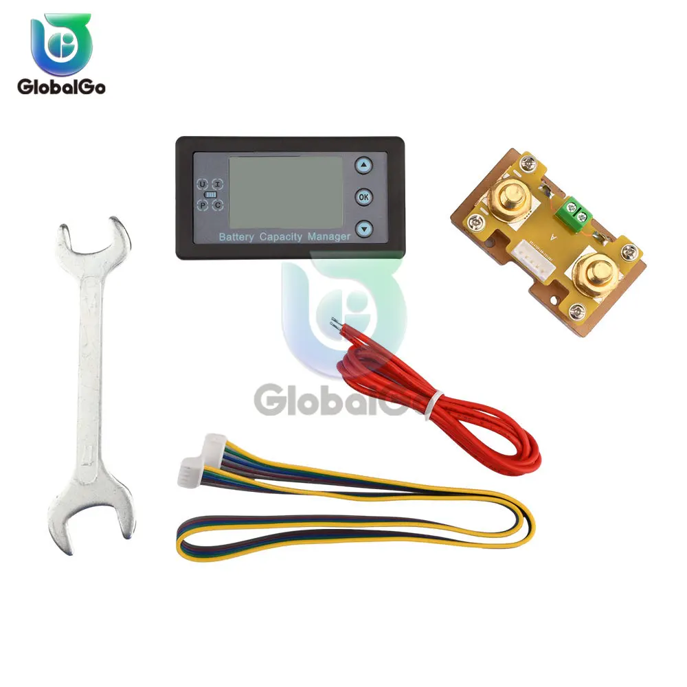 VA9210 DC8-120V Digital Voltmeter Ammeter Battery Capacity Indicator Hall Coulomb Meter Tester Power Detector Energy Test Meter