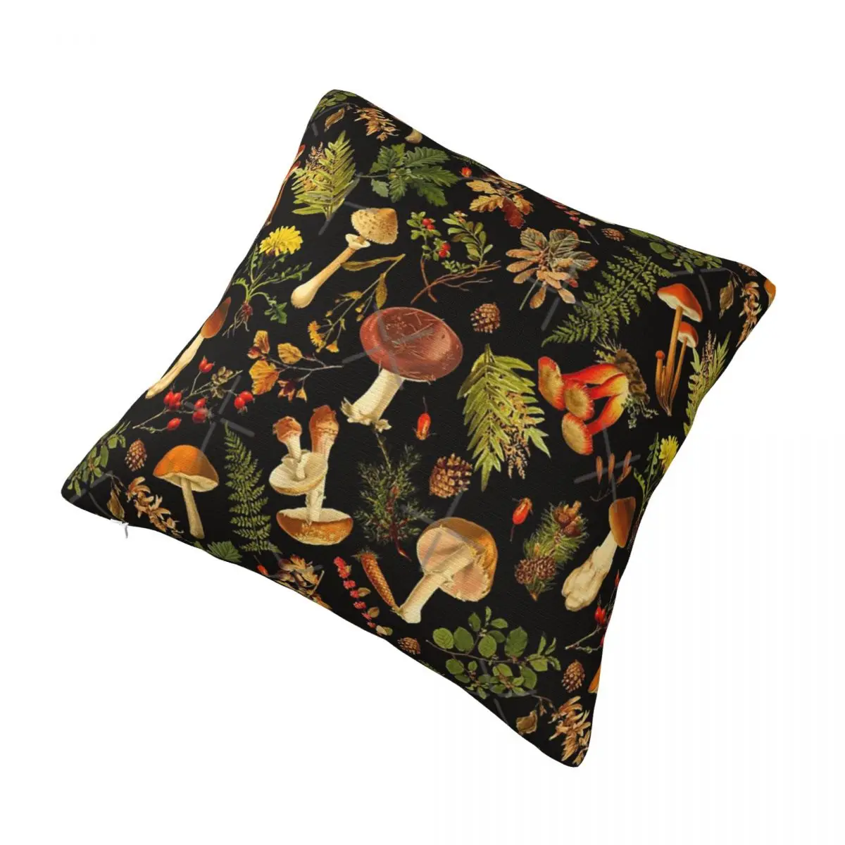 Thanksgiving Mushrooms Harvest Pillow Case Pillow Cover Soft Cushions Throw Pillows Decorative Living Room