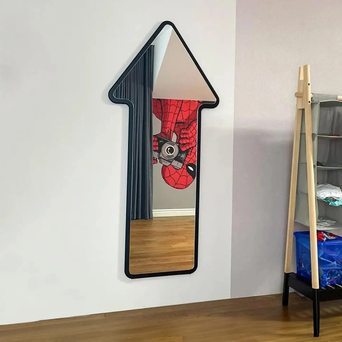 Modern Simplicity Art Design Personality Decoration Picture Hanging Mirror High level Sense Creativity Arrow Wall-Mounted Mirror