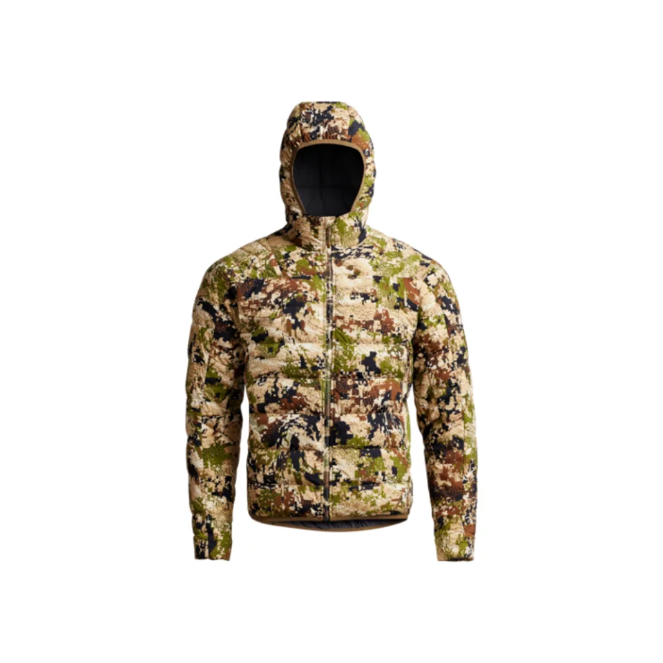 Ropa de productos de equipo de caza personalizada para hombres, top de invierno, ropa de camuflaje, chaqueta de plumón Kelvin Lite
