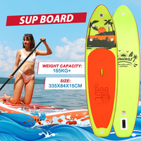 FunWater 335CM Sup Board Inflatable Surfboard Stand Up Paddle Board Complete Inflatable Sup PaddleBoard with Accessories FW27B