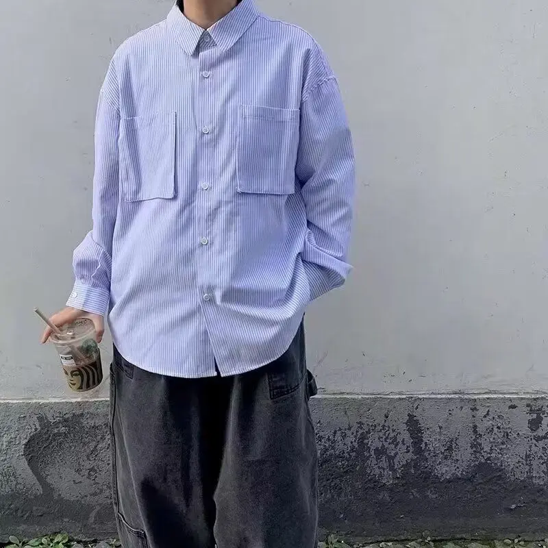 

Мужская повседневная свободная футболка, новая осенняя модная модель, стильный дизайн, универсальная верхняя одежда, приталенный крой, длинный рукав