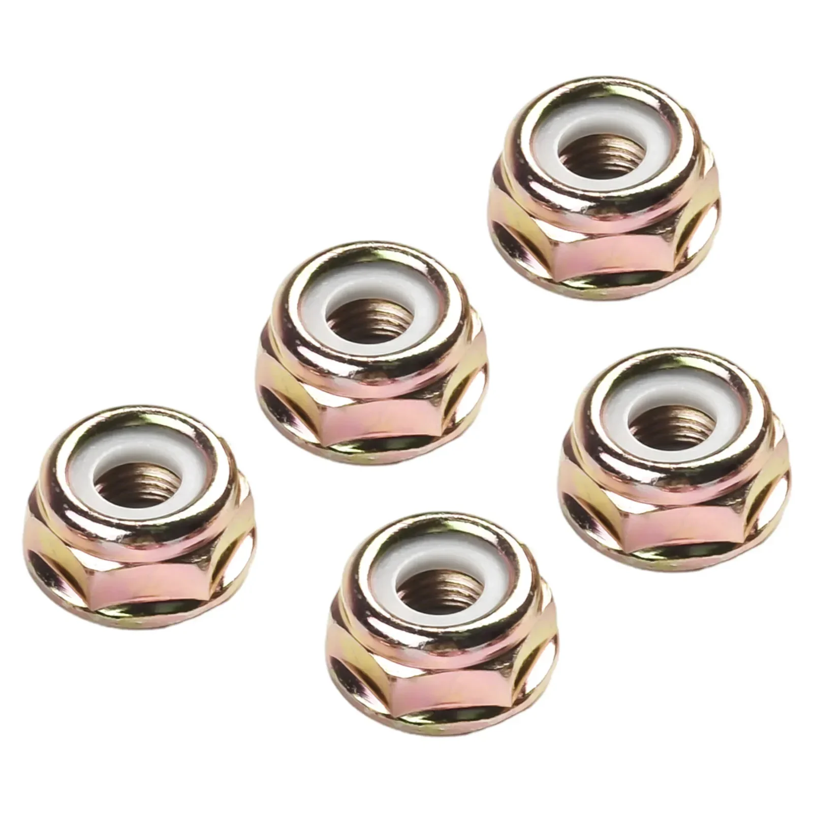 5PCS Nuts Trimmer Brush Cutter Gear Case Spare Parts M10*1.25 Left Hand Thread Blade Nut Lawn Mowers Parts Trimming Tools