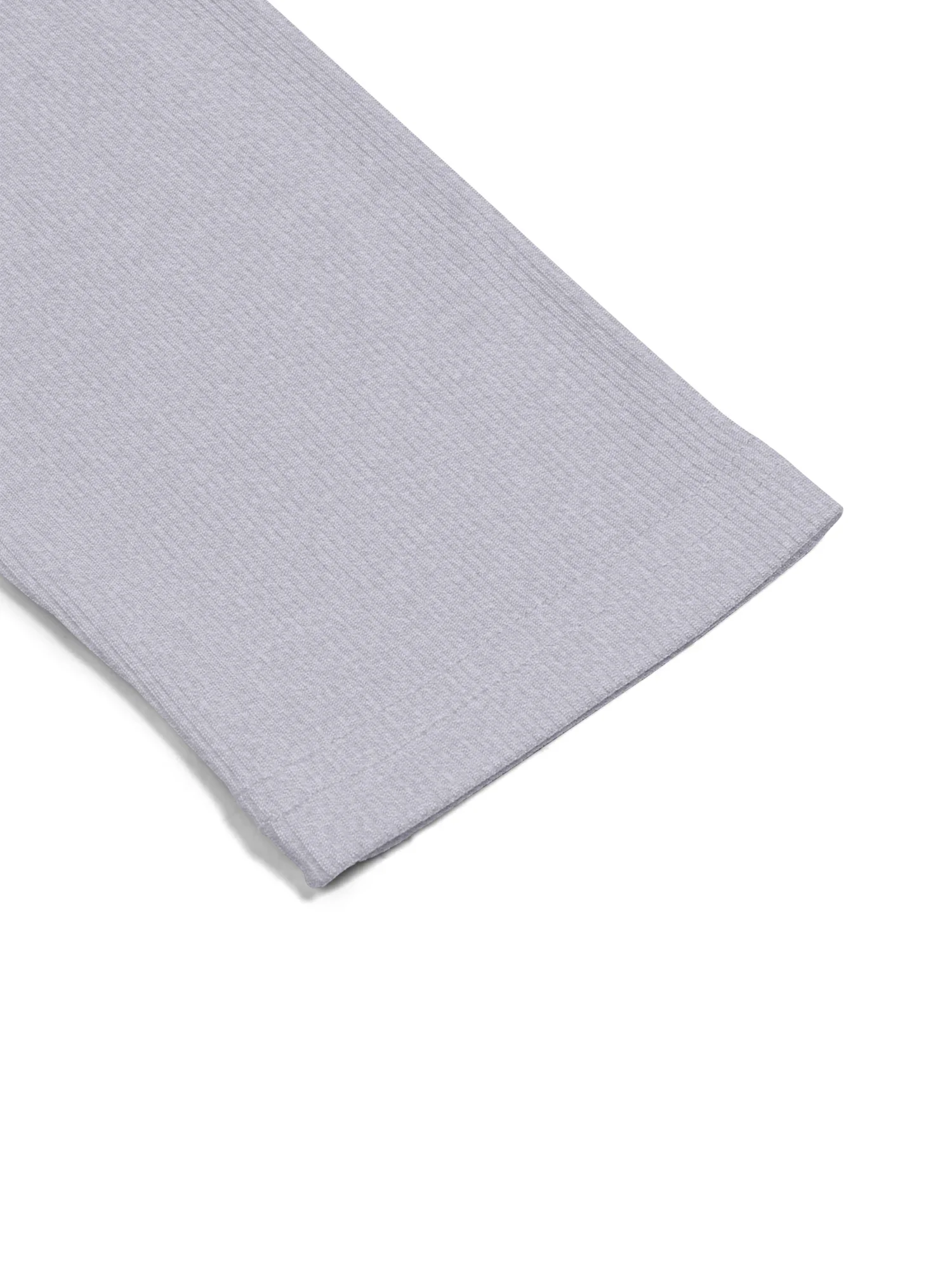 Street-Style Minimalistische Damen-Rundhals-Rippstrick-Langarmshirts Schlanke Bodycon Hochelastische Lässige Herbst-Layering-Tops – Detail 21