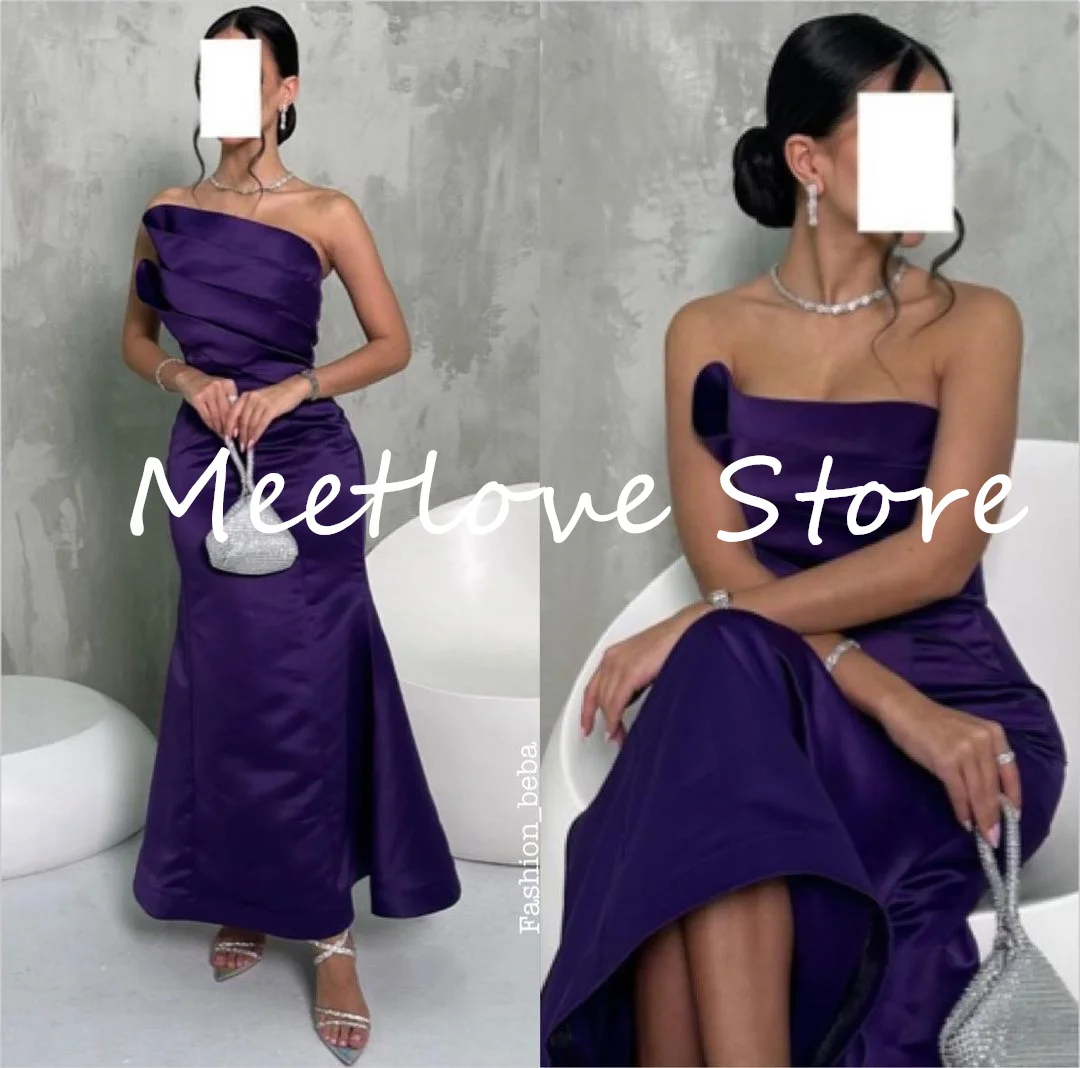 

Meetlove Elegant and beautiful dresses for women Iilac dress women elegant luxury evening plus size formal dresses for women