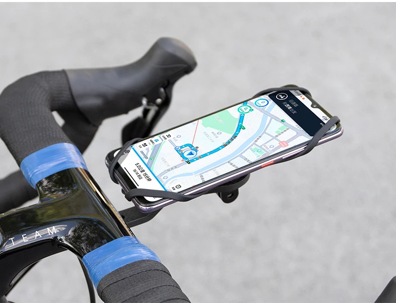 GUB P13 Handy-Fahrradhalterung, sichere Silikon-Halterung für Computer und Smartphone, kompatibel mit Garmin, Bryton, Wahoo – Detail 18
