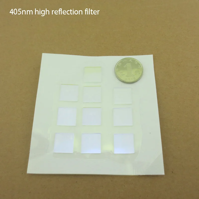 405nm High Reflection High Cut-off Filter Imported Coated Glass Long Wave Transparent Lens Visible Light Cut-off