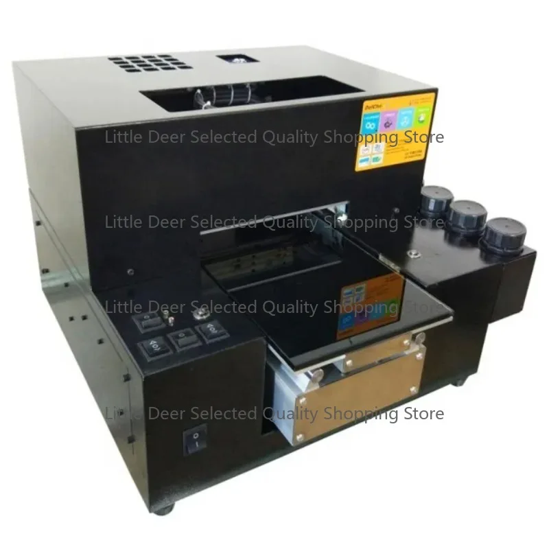 Cheap A4 Mini Quality UV Inkjet Printer With Full Color Ink for Small Business Nail Boutique Printing Shop