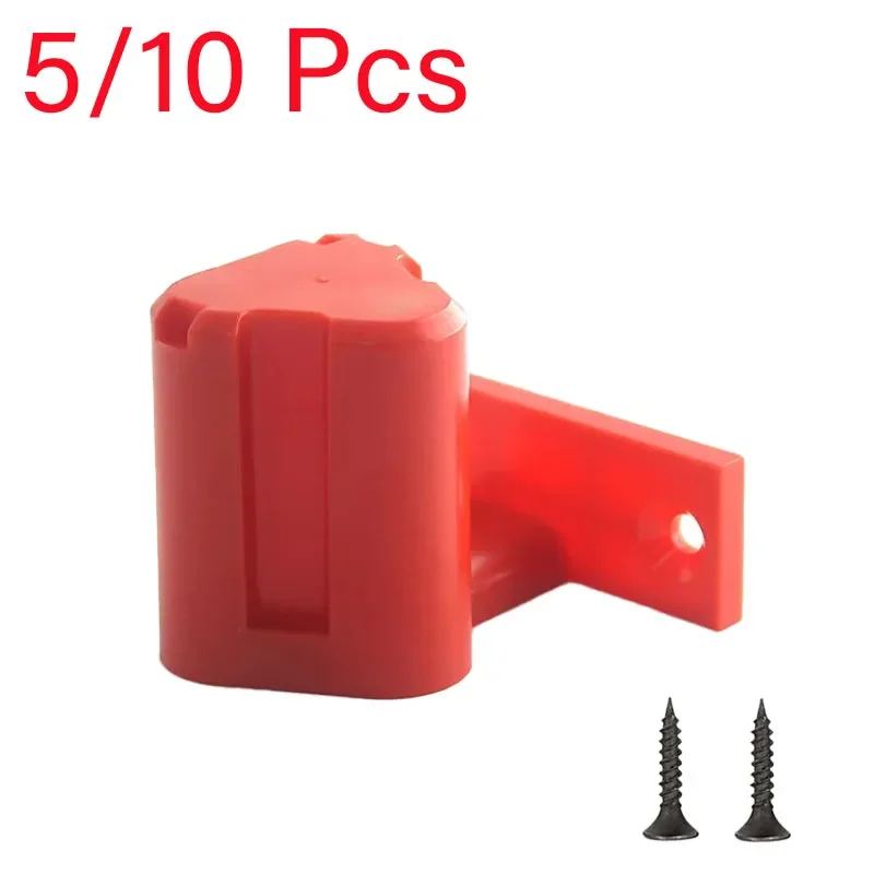 

5 Pcs for Bosch for Milwaukee for Makita for Dewalt Mounting Bracket Storage Box Lithium-ion Battery Holder Storage Power Tools