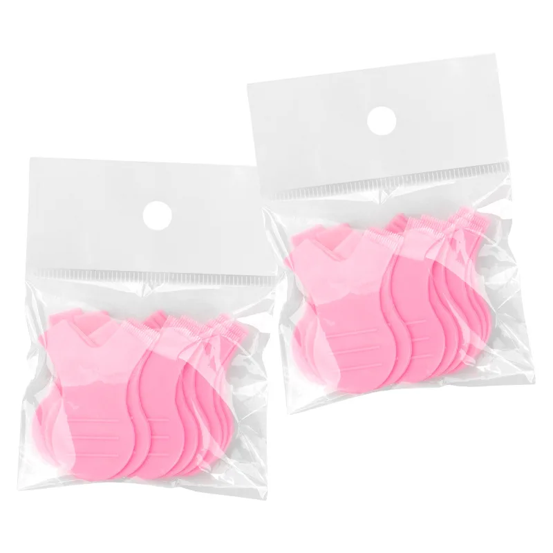 Brosse à cils en forme de Y, fournitures d'extensions de cils permanentes, peigne propre en plastique réutilisable, outils de levage de cils greffés, brosse d'extension 10 pièces