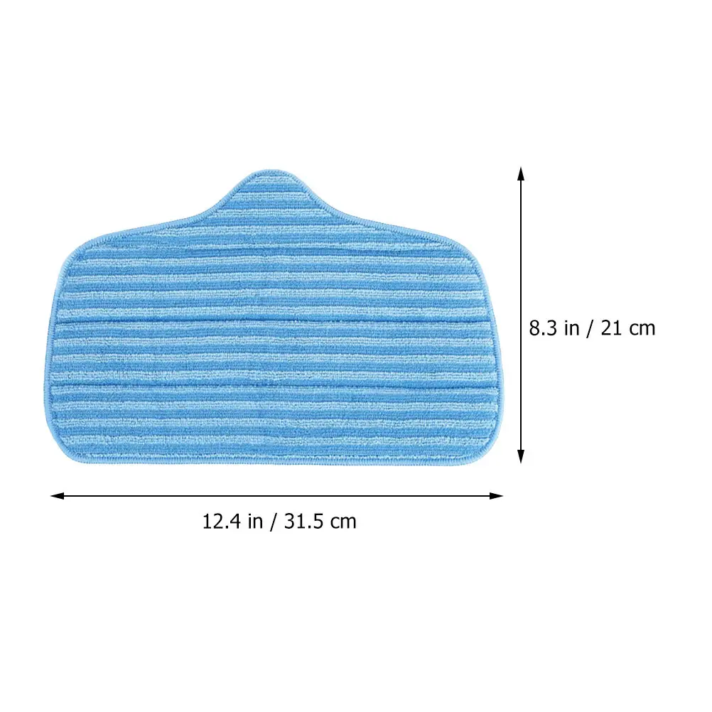2Pcs Thickened Fiber Mop Pads Replacement Set Compatible with Most Flat Mops Clean Mop Pads for Hardwood Tile Floors