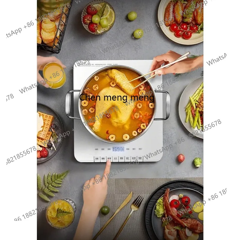 

Commercial electromagnetic cooker 3500W concave induction cooker high-power hotel special flat electric wok