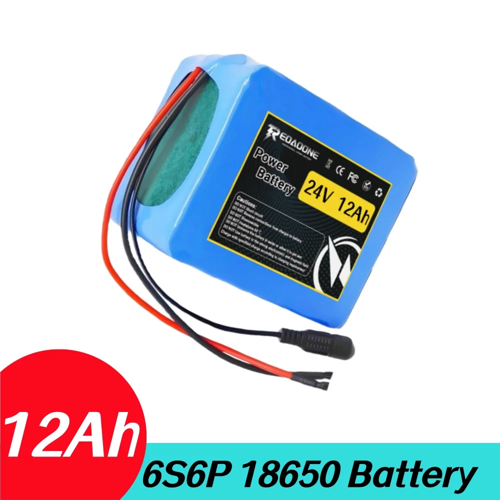 

6S6P 24V 12Ah 25.2V 18650 lithium battery pack for moped scooter wheelchair cropper robots children's toy cars Lighting battery
